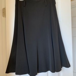 Black Flare Gore Skirt